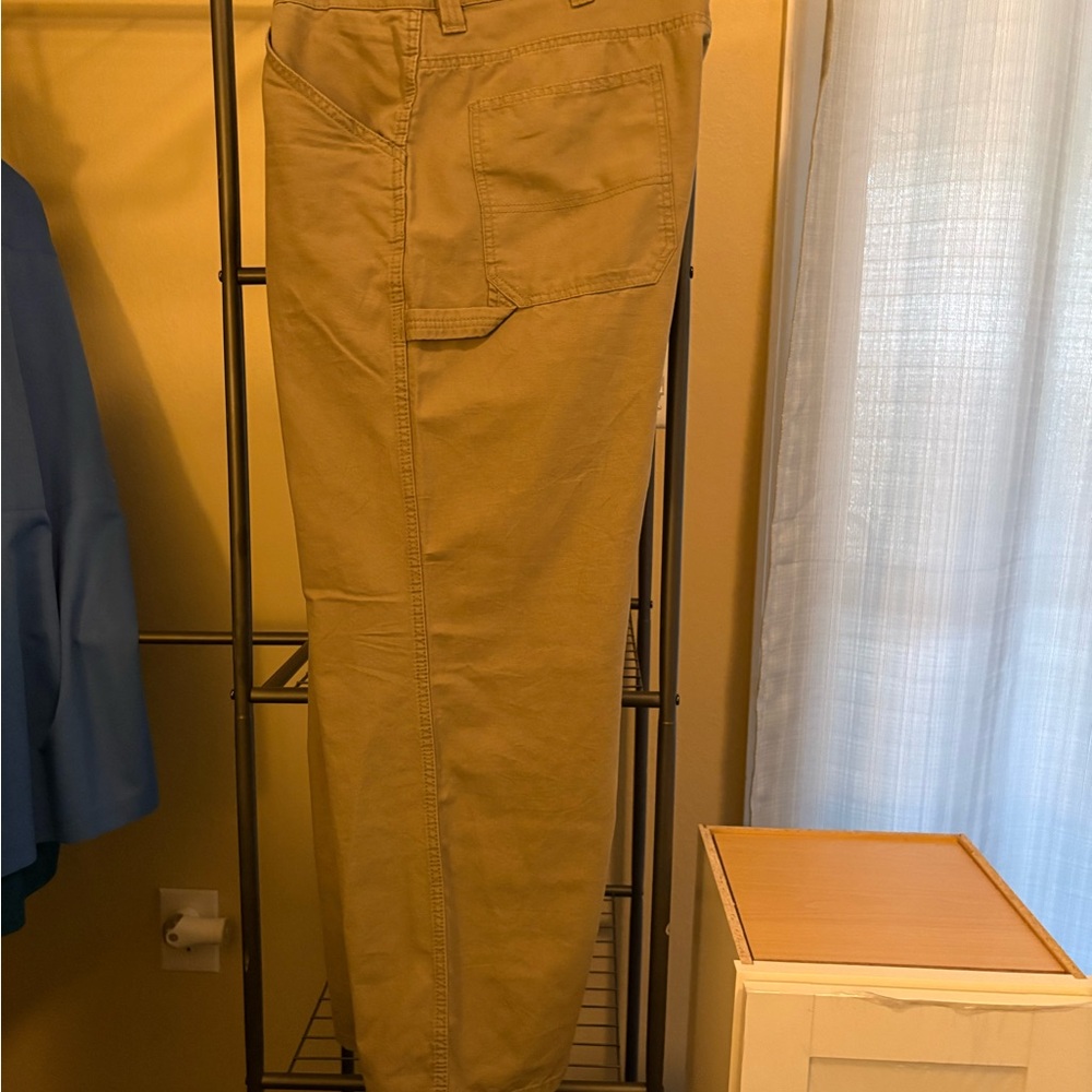 Men's Cargo Work Pants in Tan